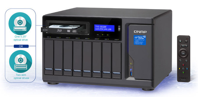 То, за что мы платим такую ​​большую сумму, покупая сервер QNAP TVS-882BR, конечно, помимо всех типичных функций NAS, - это его выдающийся потенциал с точки зрения расширения